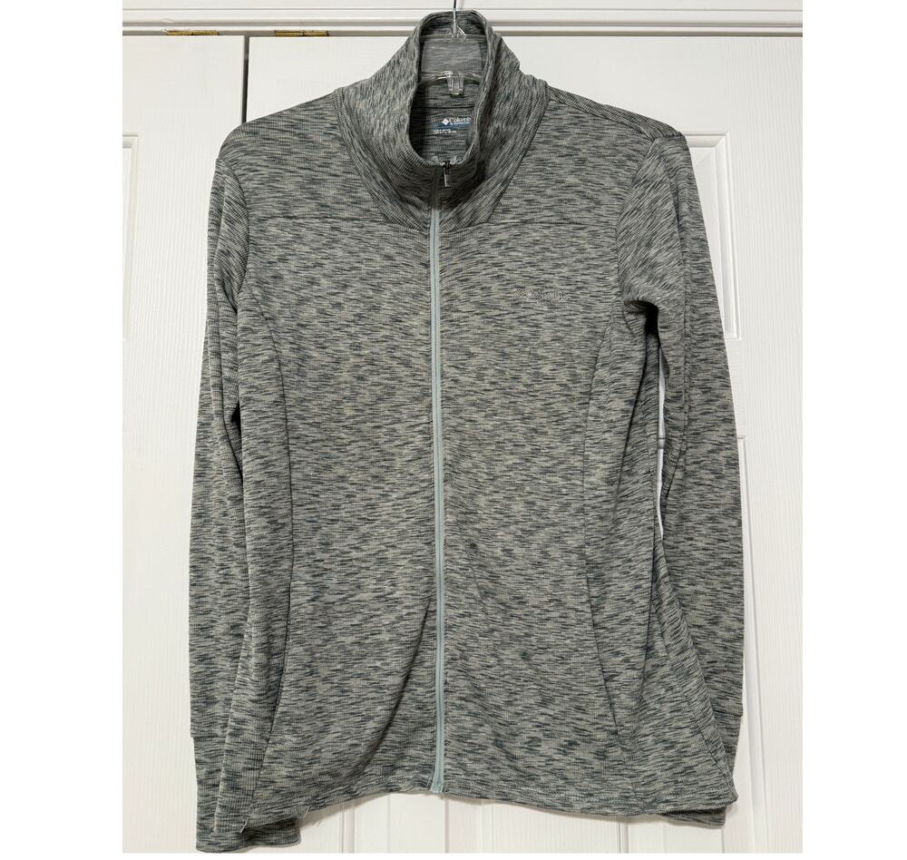 Women's Columbia Green Zip Up Jacket, Size L
